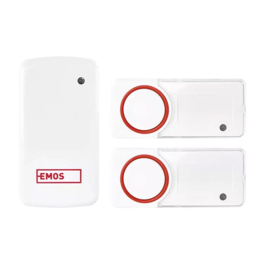 SET Campanello con presa wireless + 2 pulsanti 230V IP44