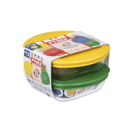 Set da 2 contenitori in vetro per alimenti PYREX 0,3 l