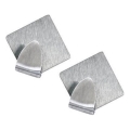 Set da 2 ganci da parete TORO, cromo opaco