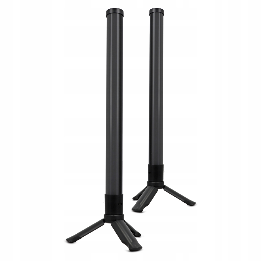 Set da 2 lampade da tavolo dimmerabili LED RGBIC LED/5W/5V nere + telecomando