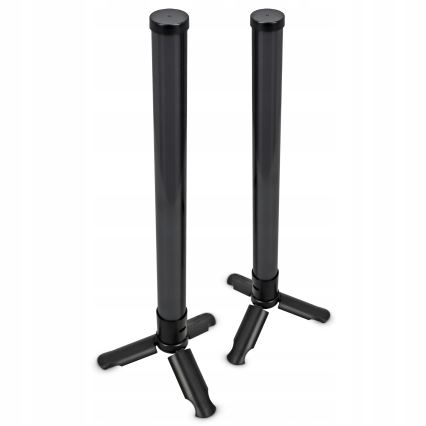 Set da 2 lampade da tavolo dimmerabili LED RGBIC LED/5W/5V nere + telecomando