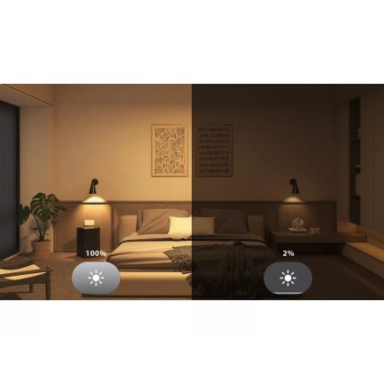 Set da 2 lampadine LED dimmerabili Philips Hue WHITE AMBIANCE E27/8,1W/230V 1000-20000K