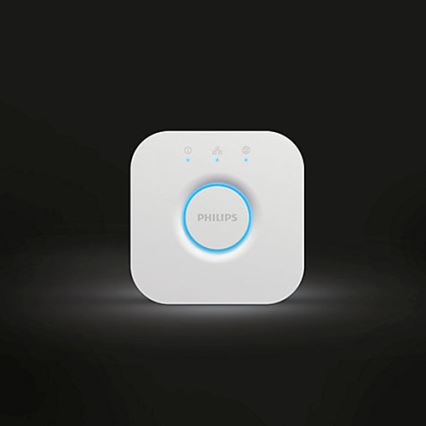 Set da 2 lampadine LED dimmerabili Philips Hue WHITE AMBIANCE GU10/4,2W/230V 2200-6500K + Hue Bridge