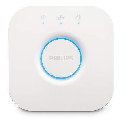Set da 2 lampadine LED dimmerabili Philips Hue WHITE AMBIANCE GU10/4,2W/230V 2200-6500K + Hue Bridge