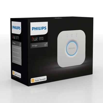 Set da 2 lampadine LED dimmerabili Philips Hue WHITE AMBIANCE GU10/4,2W/230V 2200-6500K + Hue Bridge
