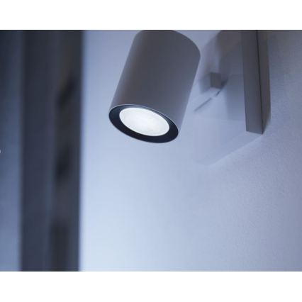 Confezione da 2 lampadine LED dimmerabili Philips Hue WHITE AMBIANCE GU10/4,2W/230V 2200-6500K + interruttore dimmer