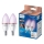 Set da 2 lampadine LED RGB dimmerabili Philips SMART C37 E14/4,9W/230V 2200-6500K CRI 90