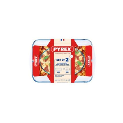 Set da 2 pirofile in vetro PYREX 3,7/2,2 l