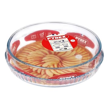 Set da 2 stampi per crostata PYREX Ø 26/28 cm