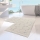 Set da 2 tappeti da bagno LINO 60 x 100 cm crema