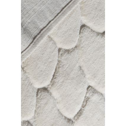 Set da 2 tappeti da bagno LINO 60 x 100 cm crema