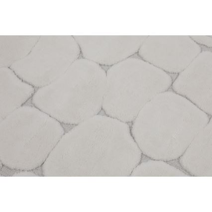 Set da 2 tappeti da bagno LINO 60 x 100 cm crema