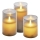 Set da 3 candele LED/6xAA