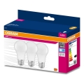 Set da 3 lampadine LED A60 E27/8,5W/230V 6500K - Osram