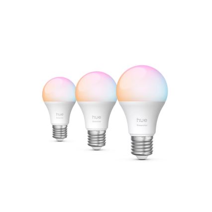 Set da 3 lampadine LED dimmerabili Philips Hue White And Color Ambiance Essential E27/8W/230V 2200-6500K