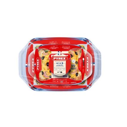Set da 3 pirofile PYREX 1,4/3/4 l