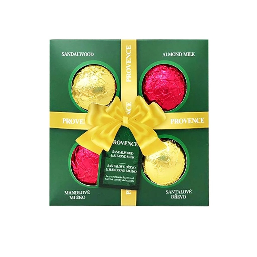 Set da 4 bombe da bagno effervescenti PROVENCE