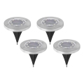 Set da 4 lampade solari a LED CLAVO LED/1xAAA 4000K IP44 300 mAh