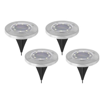 Set da 4 lampade solari a LED CLAVO LED/1xAAA 4000K IP44 300 mAh
