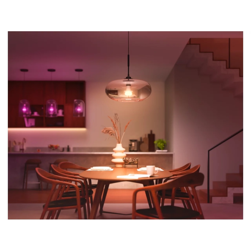 Set da 4 lampadine LED dimmerabili Philips Hue White and Color Ambiance E27/6W/230V 1000-20000K