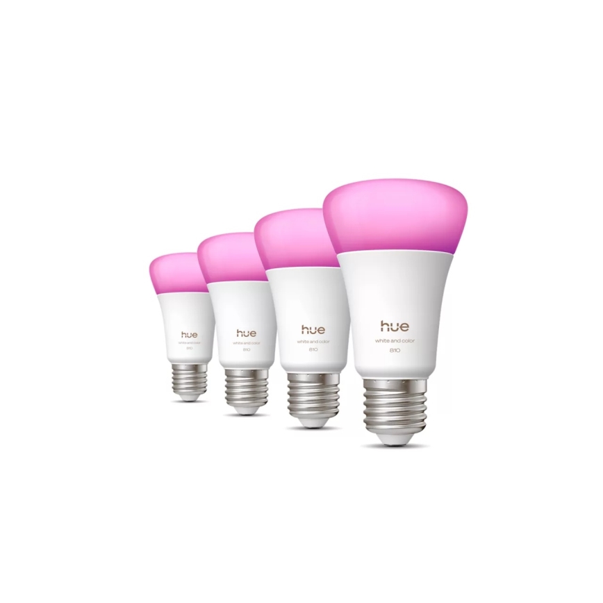 Set da 4 lampadine LED dimmerabili Philips Hue White and Color Ambiance E27/6W/230V 1000-20000K