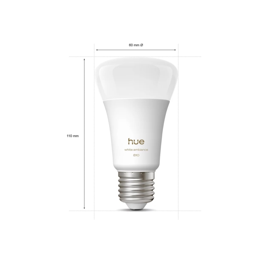 Set da 4 lampadine LED dimmerabili Philips Hue White Ambiance E27/6W/230V 1000-20000K