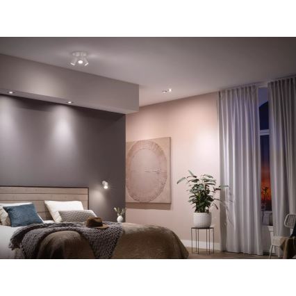 Confezione da 4 lampadine LED dimmerabili Philips Hue WHITE AMBIANCE GU10/4,2W/230V 2200-6500K