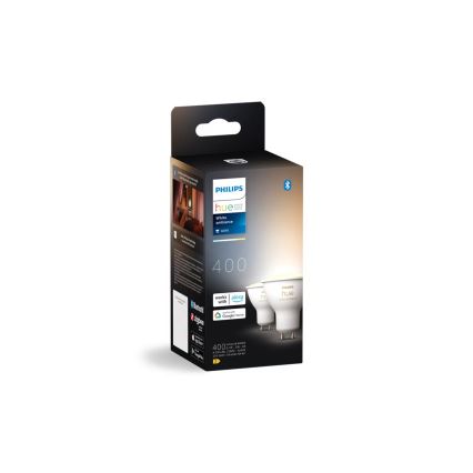 Confezione da 4 lampadine LED dimmerabili Philips Hue WHITE AMBIANCE GU10/4,2W/230V 2200-6500K