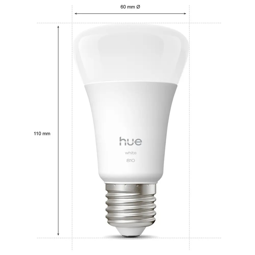 Set da 4 lampadine LED dimmerabili Philips Hue WHITE E27/7W/230V 2700K