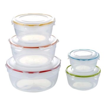Set da 5 contenitori per alimenti LOCK