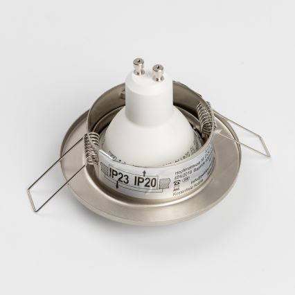 Set da 5 faretti da incasso per bagno 1xGU10/4W/230V IP23 cromo opaco