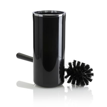 Set da bagno CARMEN 5 pz nero/cromo lucido