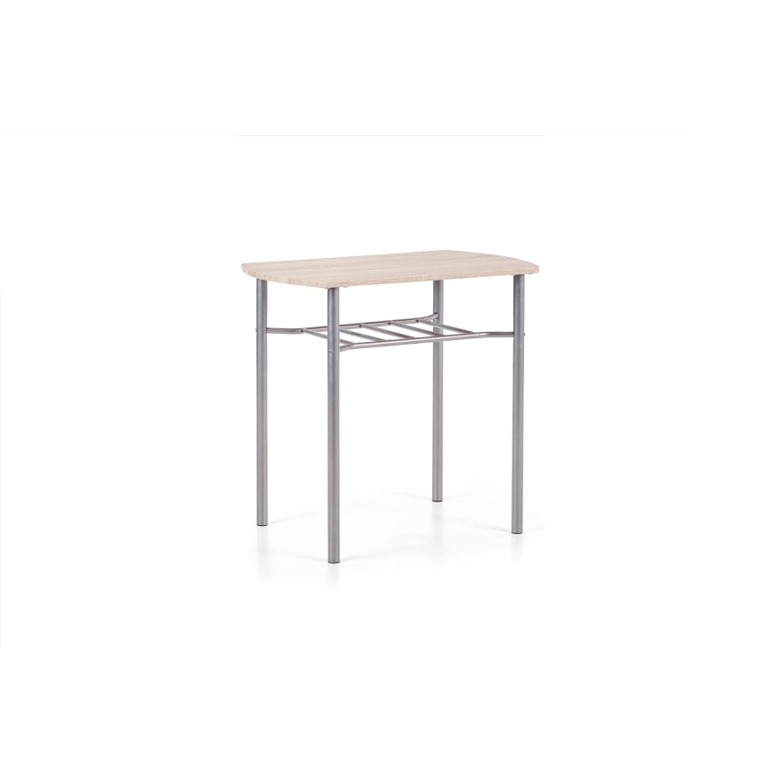 Set da balcone LANCE 82x50 cm metallo/rovere Sonoma