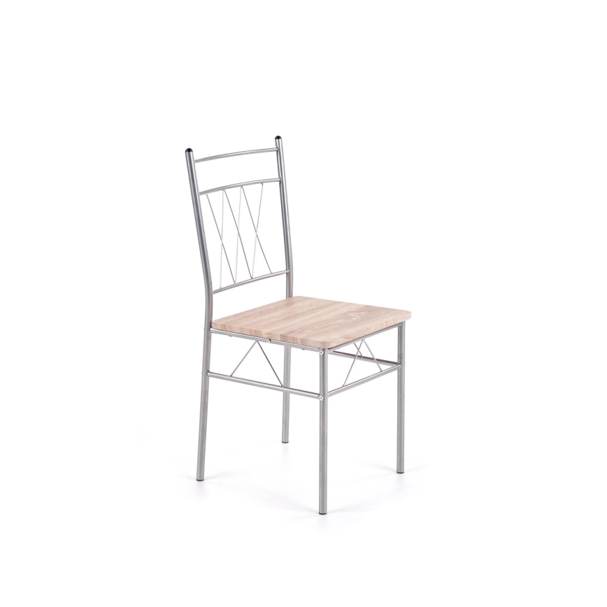 Set da balcone LANCE 82x50 cm metallo/rovere Sonoma