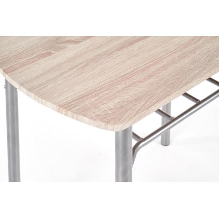 Set da balcone LANCE 82x50 cm metallo/rovere Sonoma