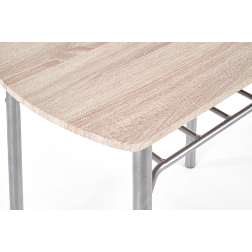Set da balcone LANCE 82x50 cm metallo/rovere Sonoma