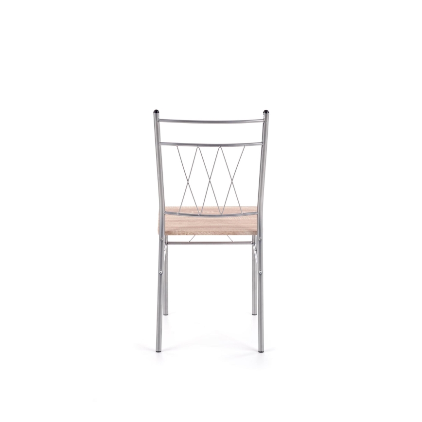 Set da balcone LANCE 82x50 cm metallo/rovere Sonoma