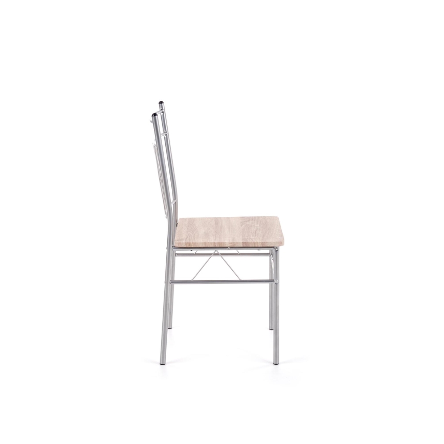 Set da balcone LANCE 82x50 cm metallo/rovere Sonoma