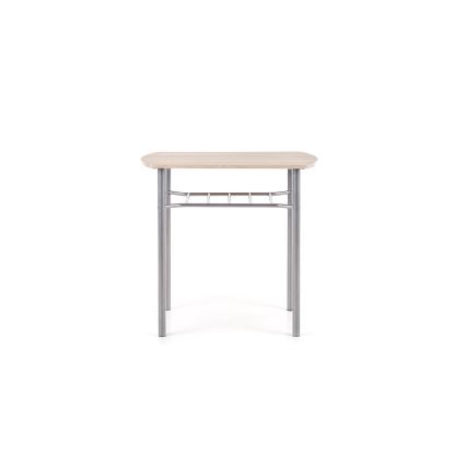Set da balcone LANCE 82x50 cm metallo/rovere Sonoma