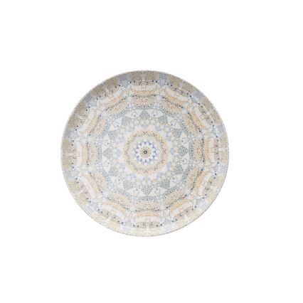 Set da tavola 12 pezzi in porcellana multicolore