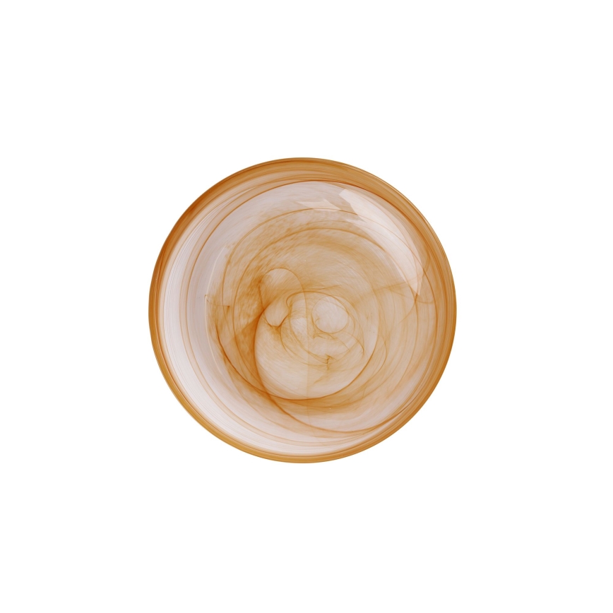 Set da tavola 18 pezzi arancione/vetro