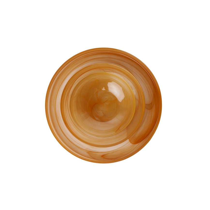 Set da tavola 18 pezzi arancione/vetro