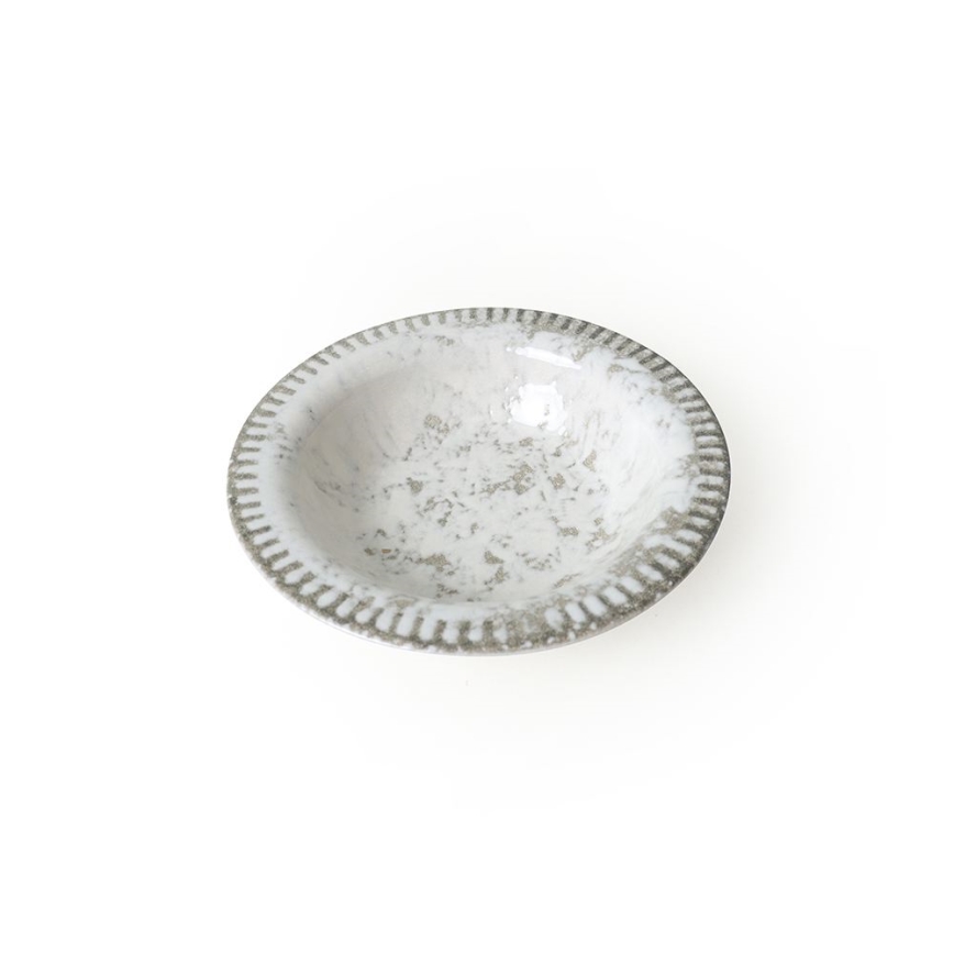 Set da tavola 18 pezzi grigio/ceramica