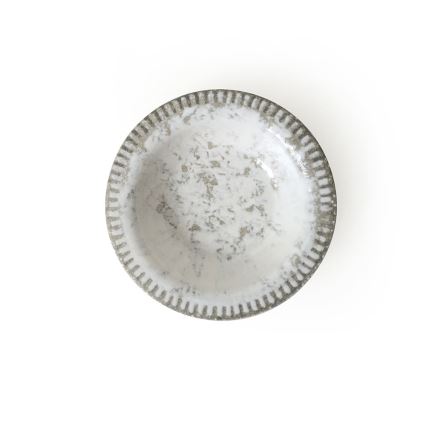 Set da tavola 18 pezzi grigio/ceramica