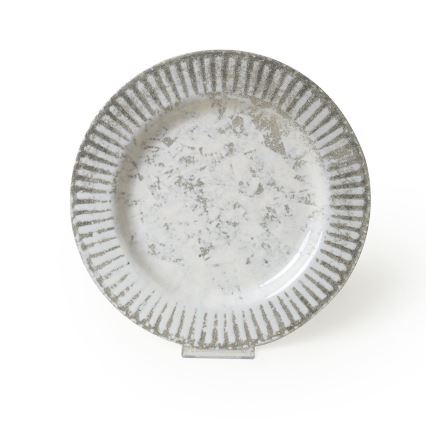 Set da tavola 18 pezzi grigio/ceramica