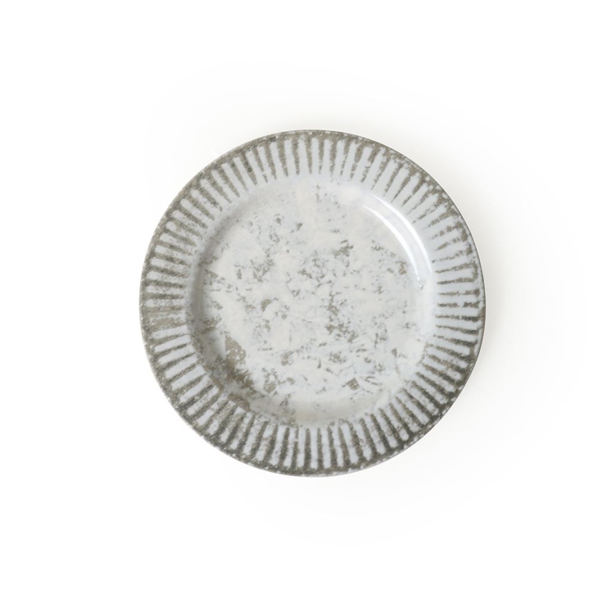 Set da tavola 18 pezzi grigio/ceramica