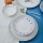 Set da tavola 18 pezzi in porcellana multicolore
