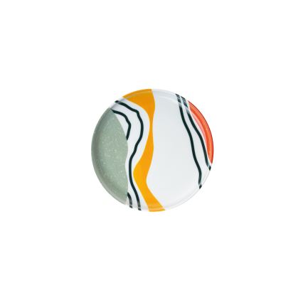 Set da tavola 18 pezzi multicolore/porcellana