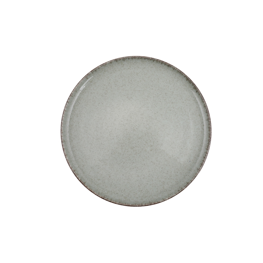 Set da tavola 18 pezzi verde/porcellana