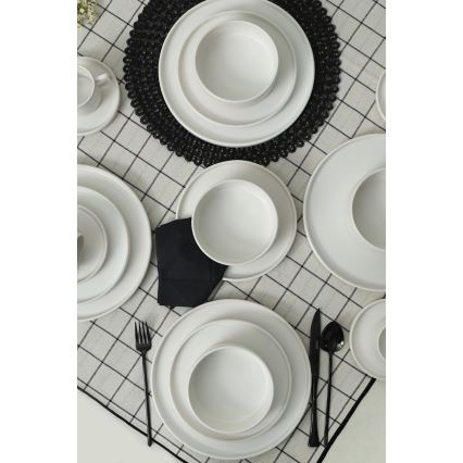 Set da tavola 20 pezzi bianco/ceramica